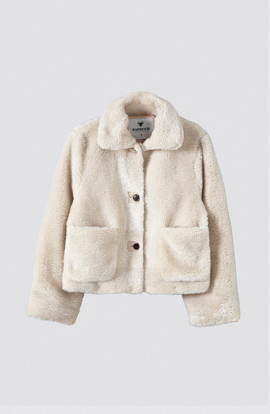 Chiporro Botones PU Ecru