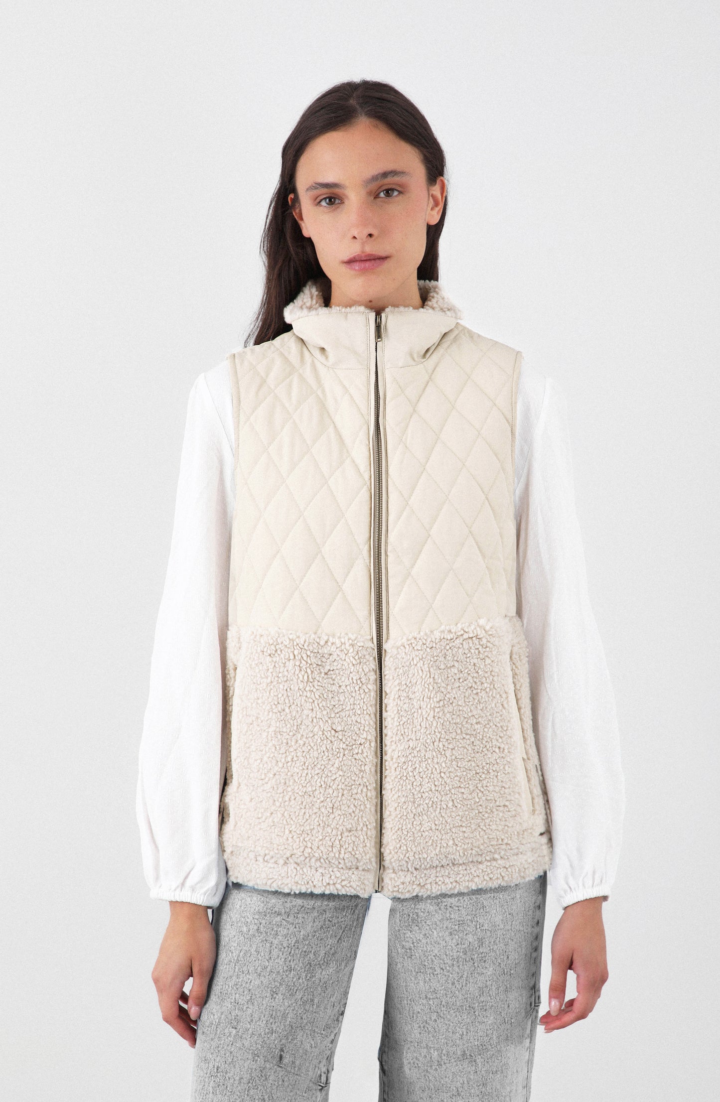 Chiporro Vest Acolchado Beige
