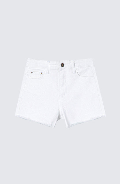 Short Estrella White Tiro bajo