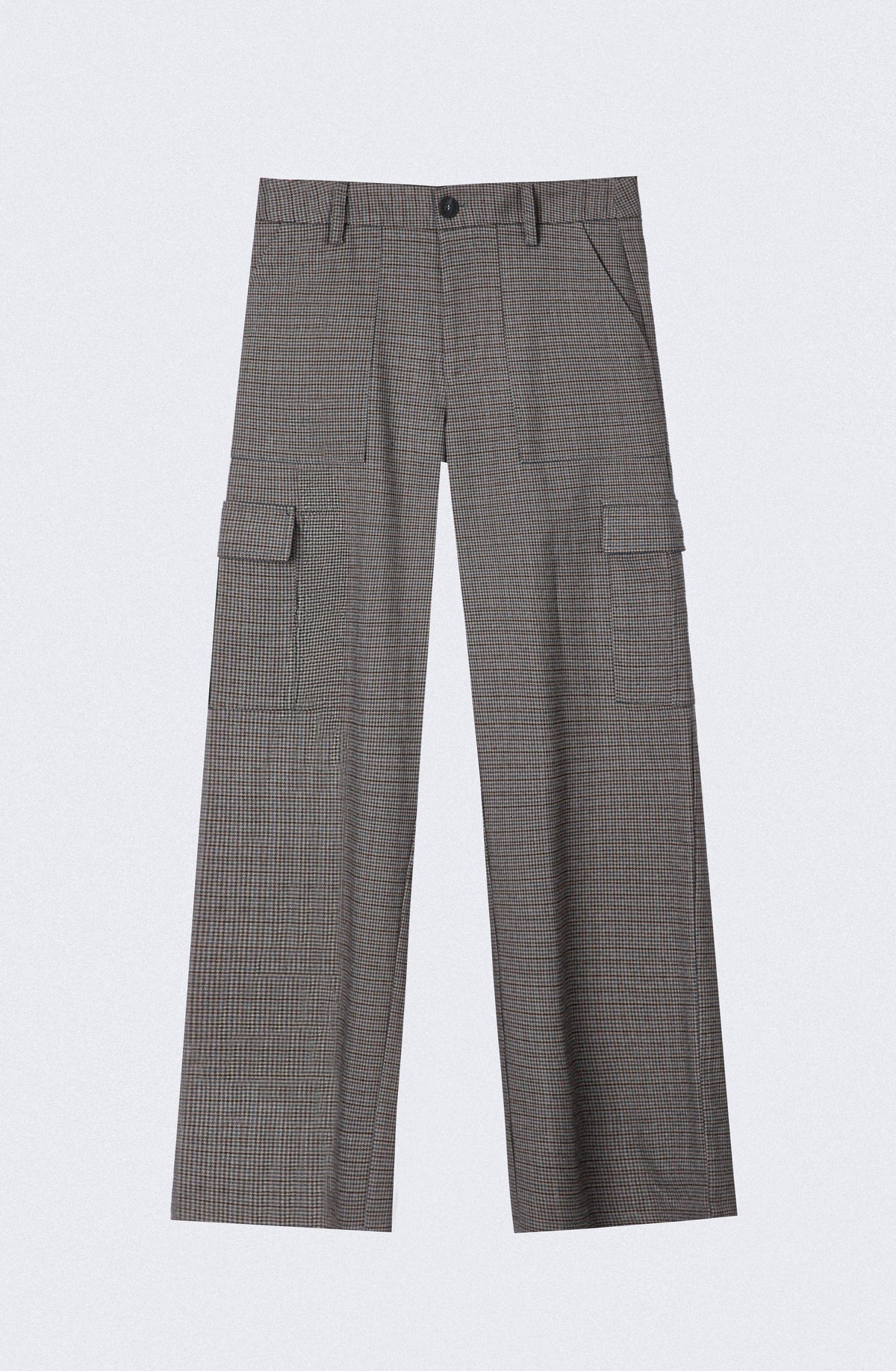 Pantalón Tejido Cargo Brown
