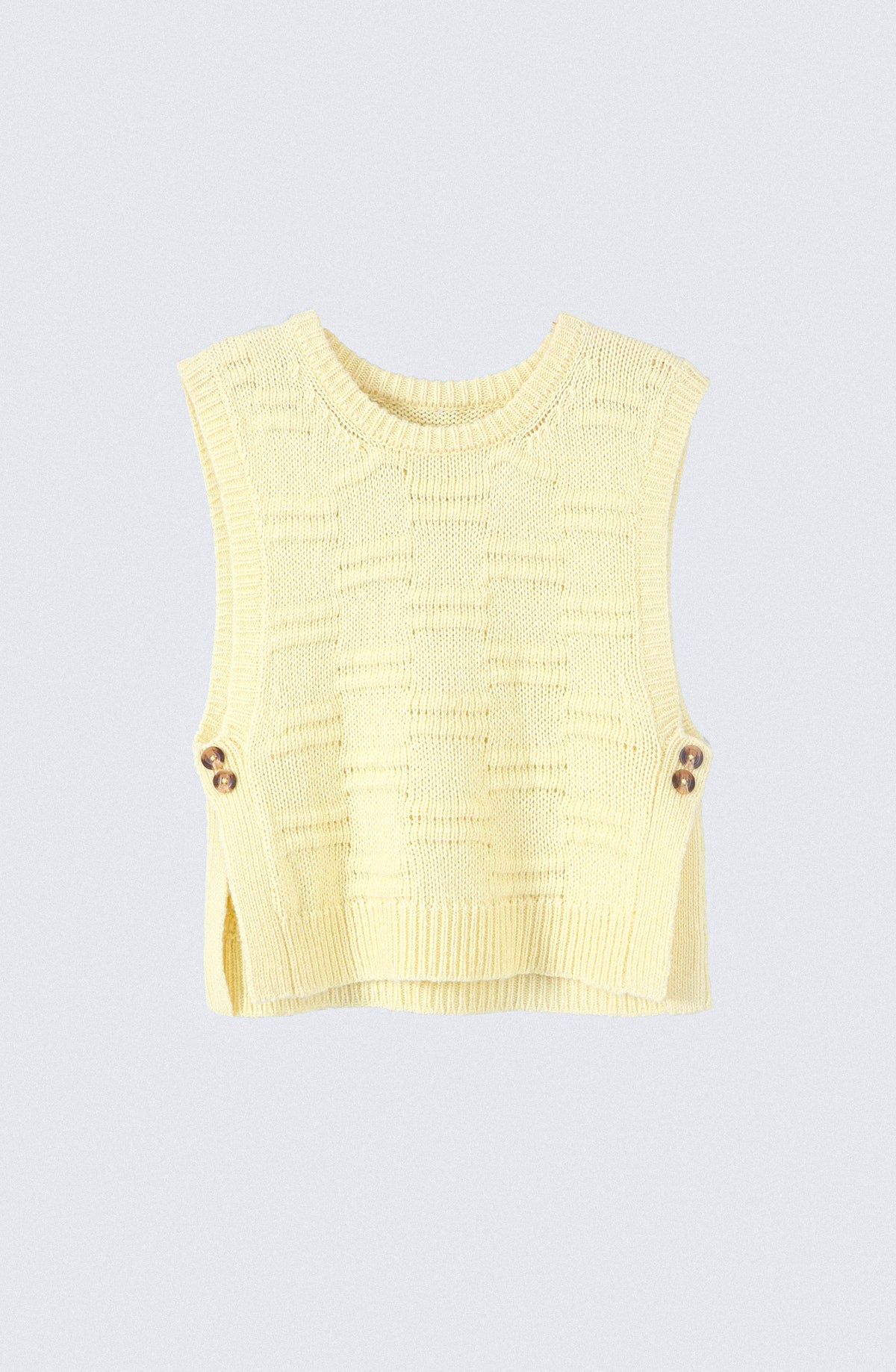 Vest Tejido Butter Yellow