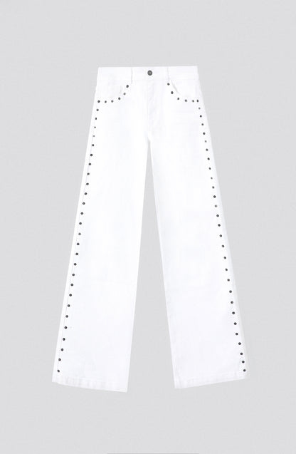 Pantalón Remaches White