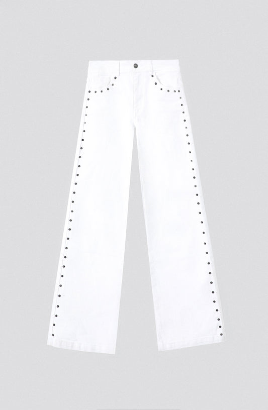 Pantalón Remaches White