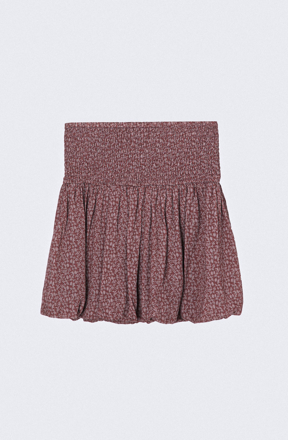 Falda Globo Lurex Print