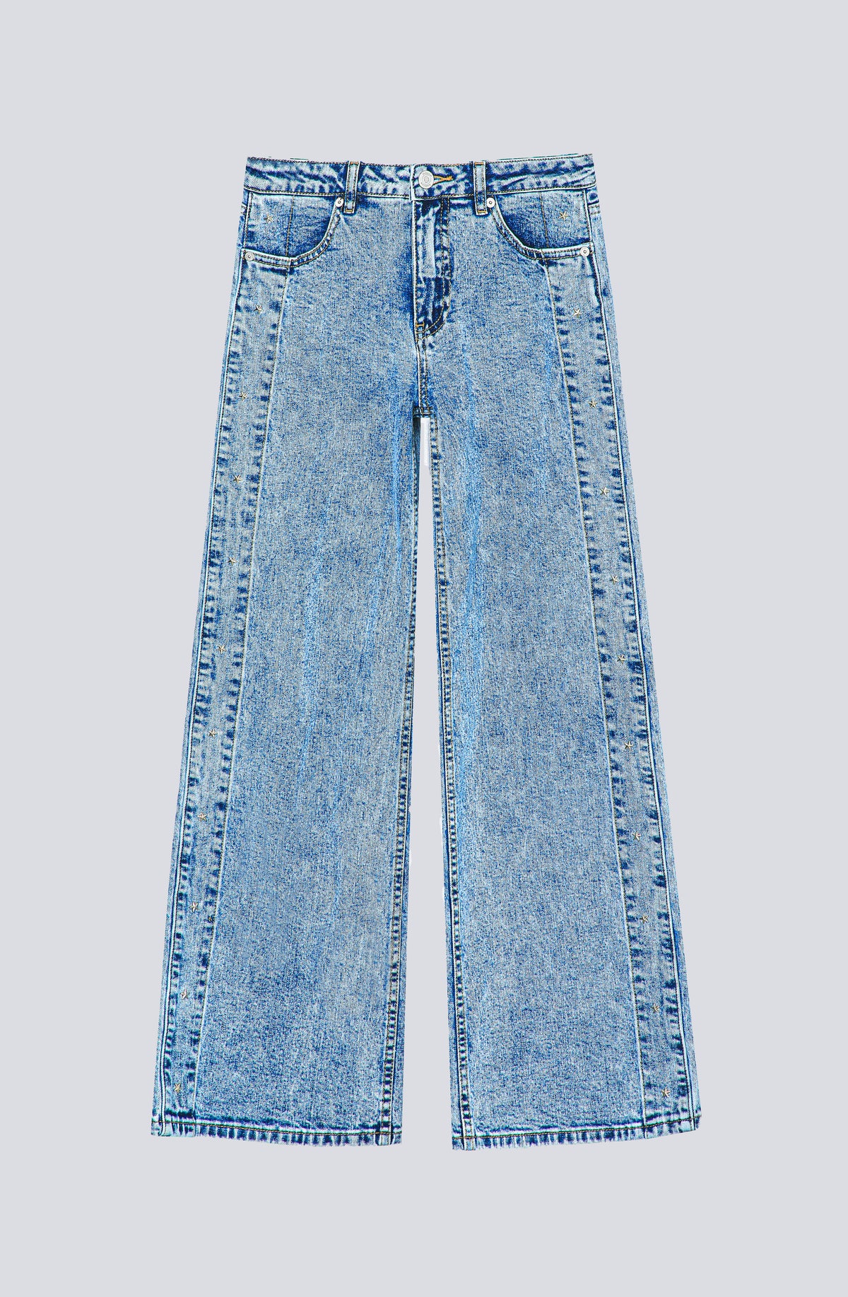 Pantalón Franja Estrella Blue