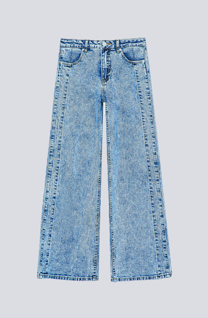 Pantalón Franja Estrella Blue