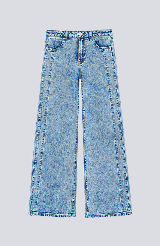 Pantalón Franja Estrella Blue