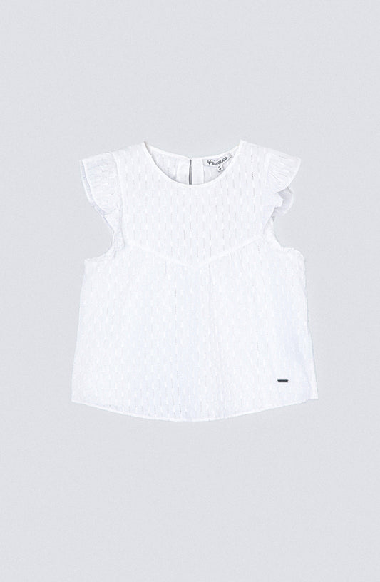 Blusa Manga Corta White