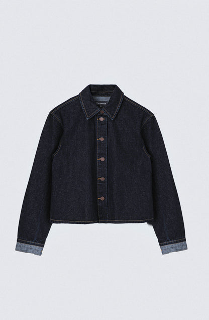Sobrecamisa Denim Navy