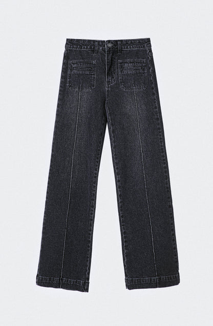 Pantalón Wide Leg Pocket Black