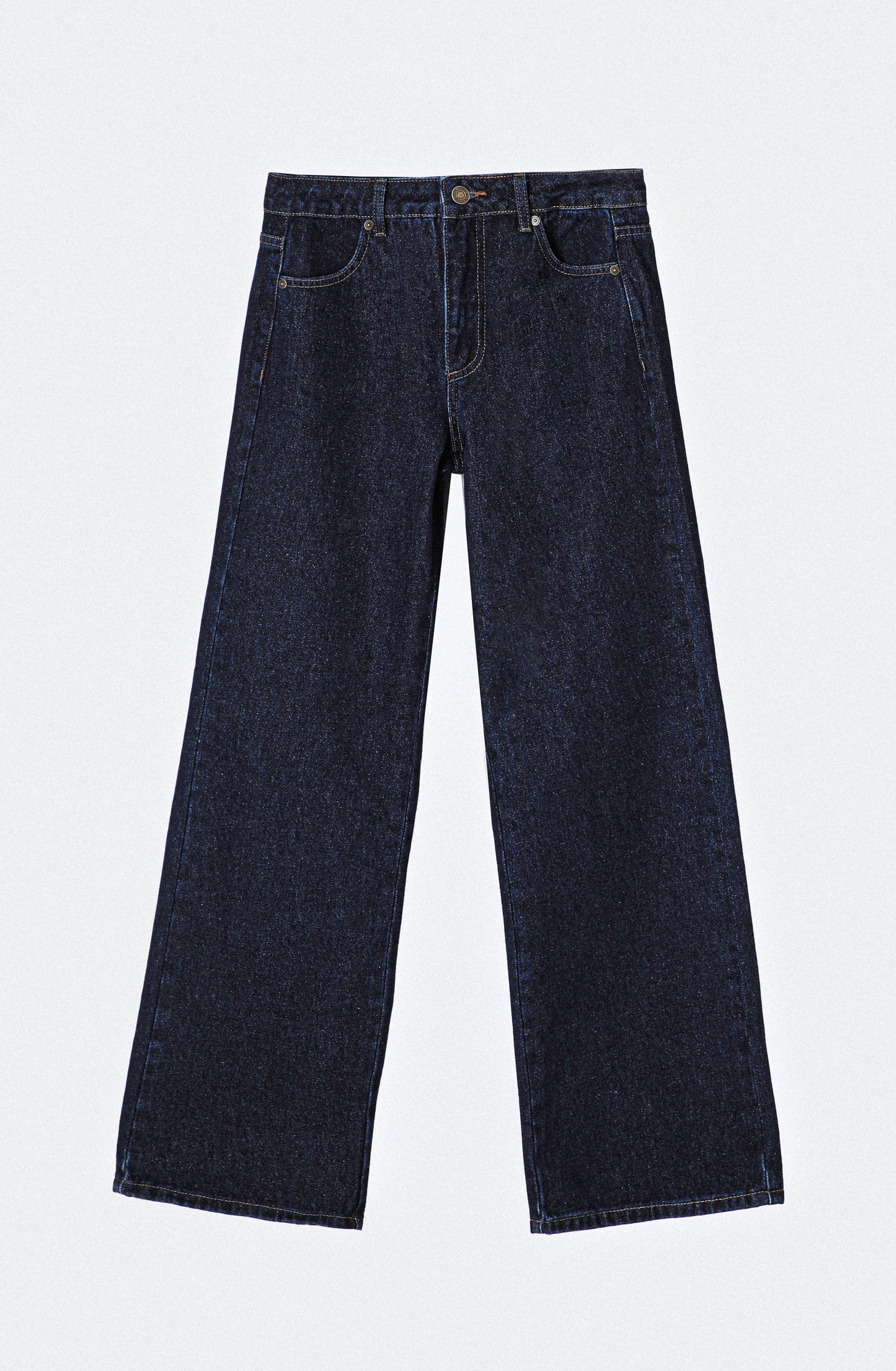 Pantalón Denim Indigo Tiro Bajo