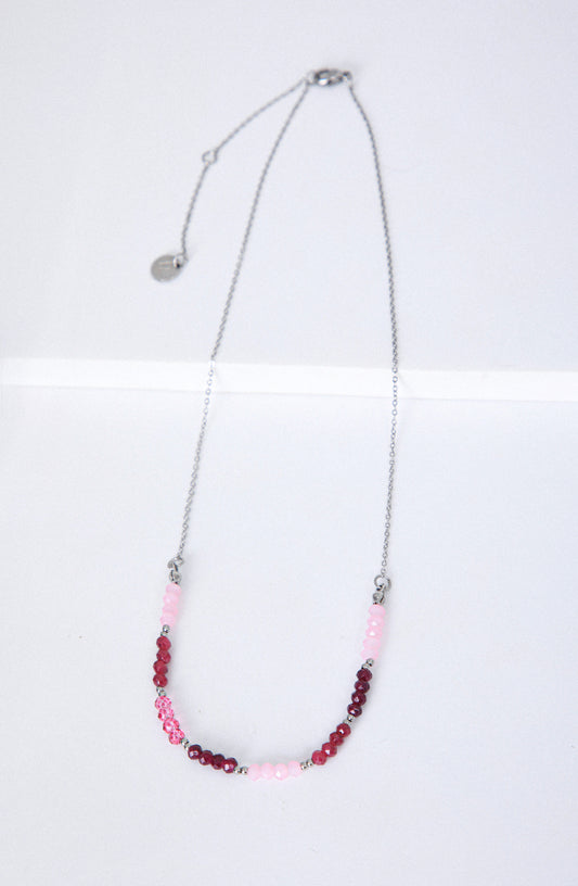 Collar Mostacillas Silver