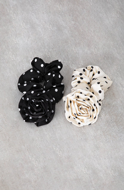 Pack Collet Polka Dot Print