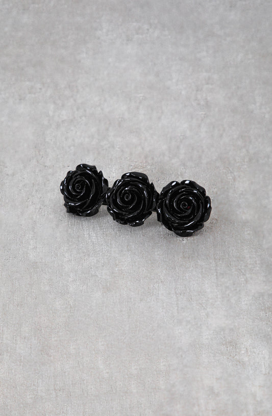 Pinza Flowers Black
