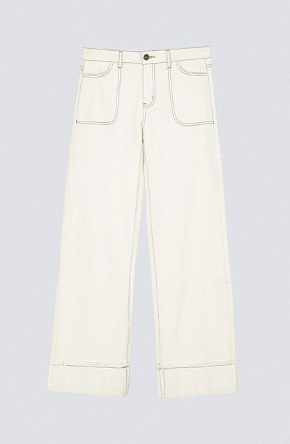 Pantalón Wide Leg Sun Bone