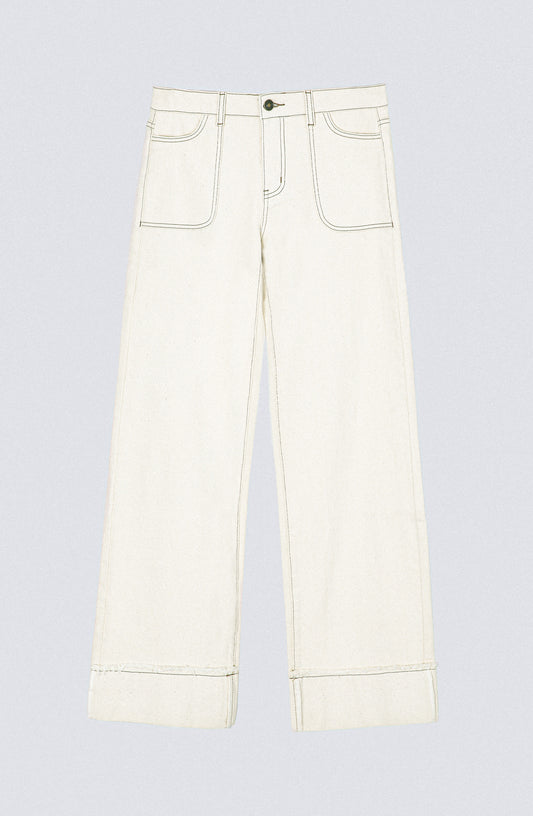 Pantalón Wide Leg Sun Bone