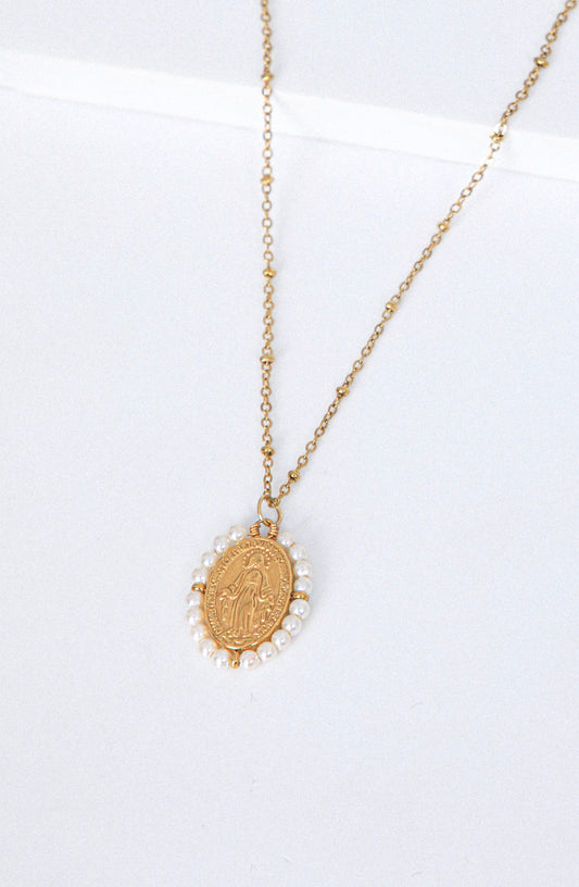 Collar Virgen Pearl