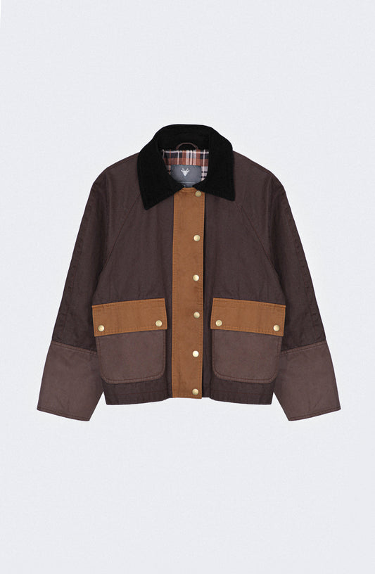 Chaqueta Encerada Brown