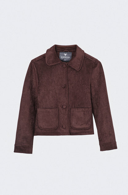 Chaqueta Suede Brown