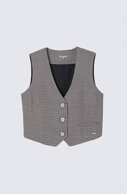 Vest Tejido Brown