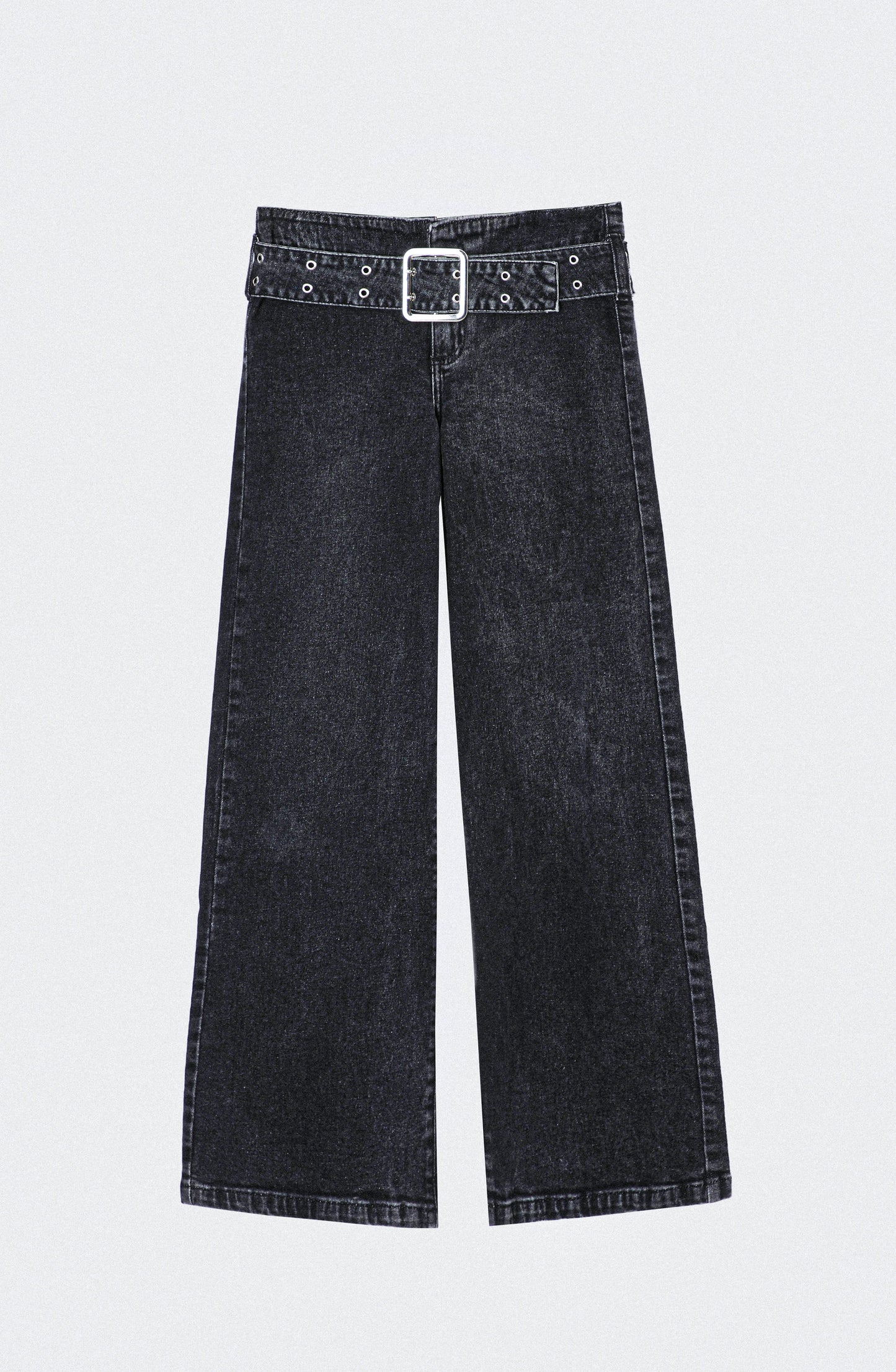 Pantalón Cinturón Ancho Black