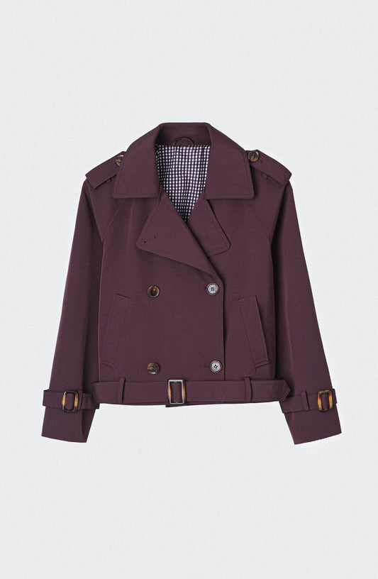 Trench Corto Purple