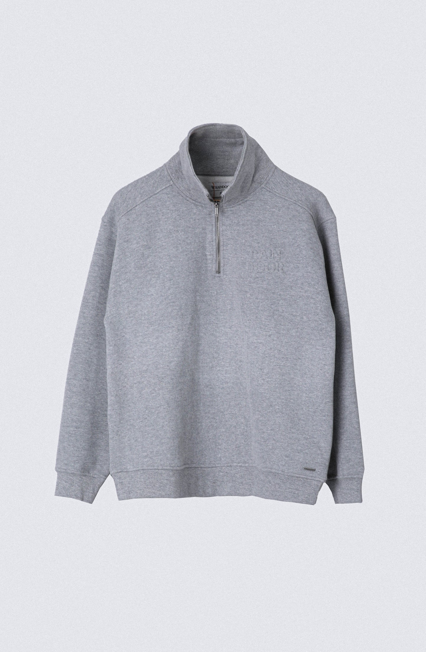 Polerón Mid Zipper Grey Melange