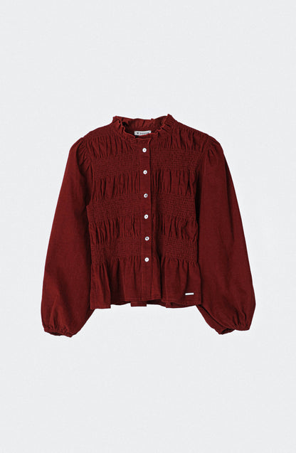 Blusa Panal Cotelé Rose