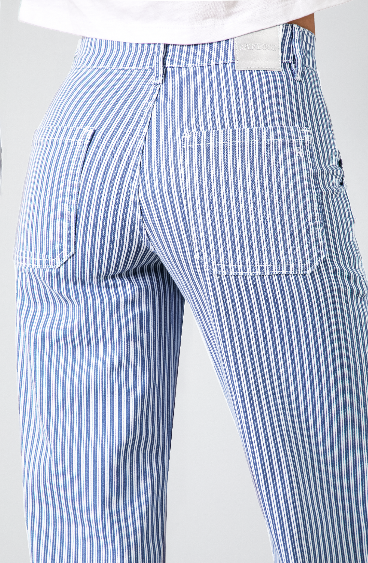 Pantalón Denim Blue Rayas