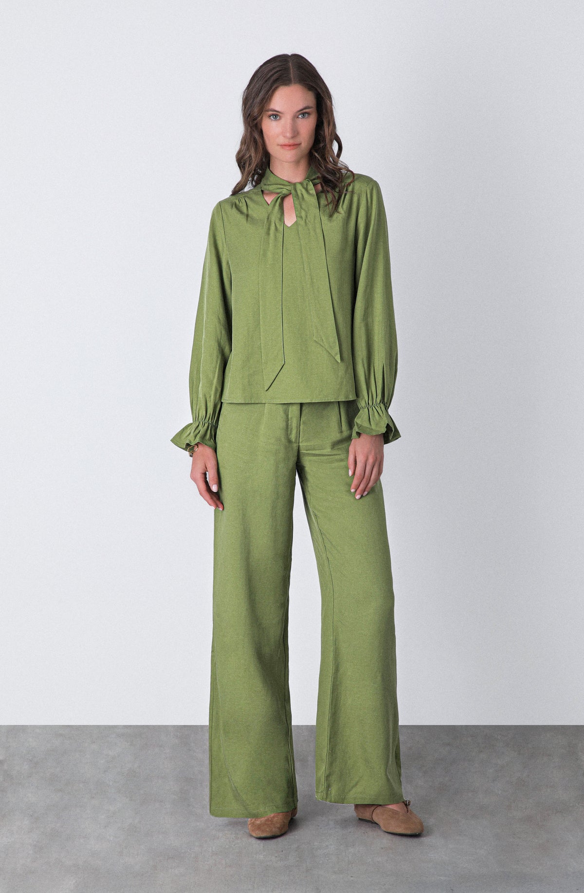 Pantalón Recto Green