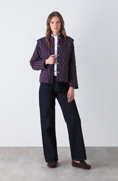 Chaqueta Quilted Navy