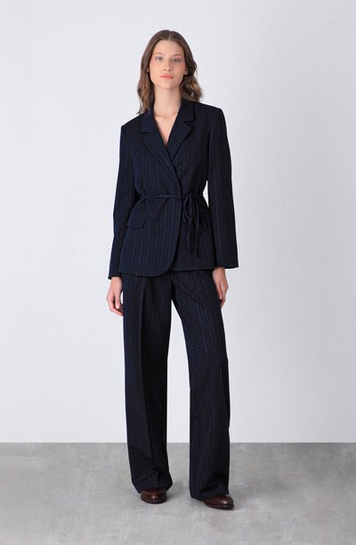 Conjunto Líneas Lurex Navy