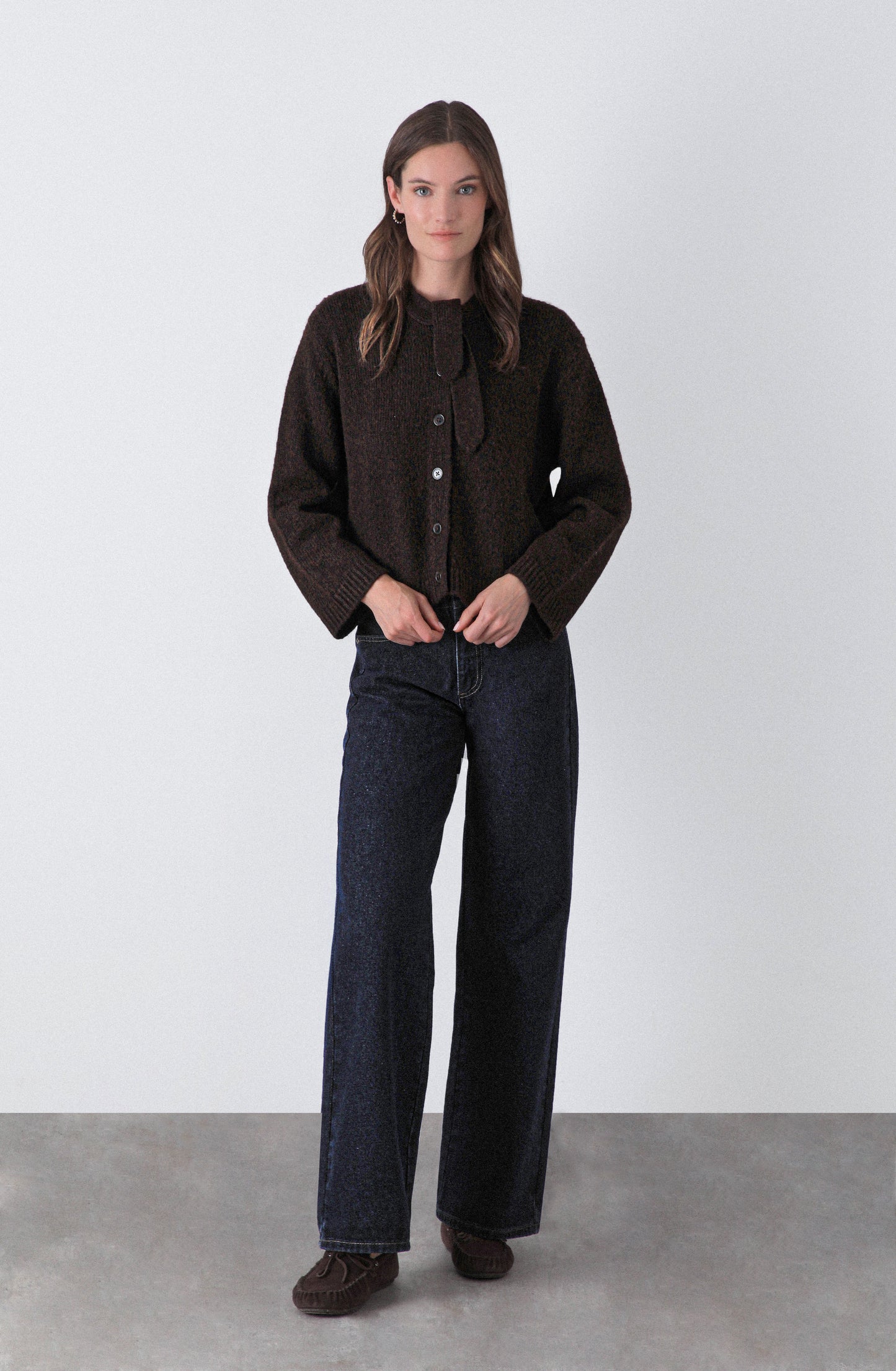 Cardigan Lazo Brown