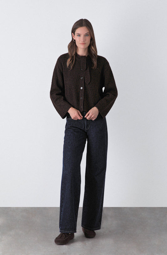 Cardigan Lazo Brown