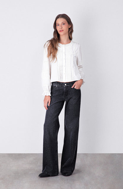 Pantalón Paisley Lurex Black