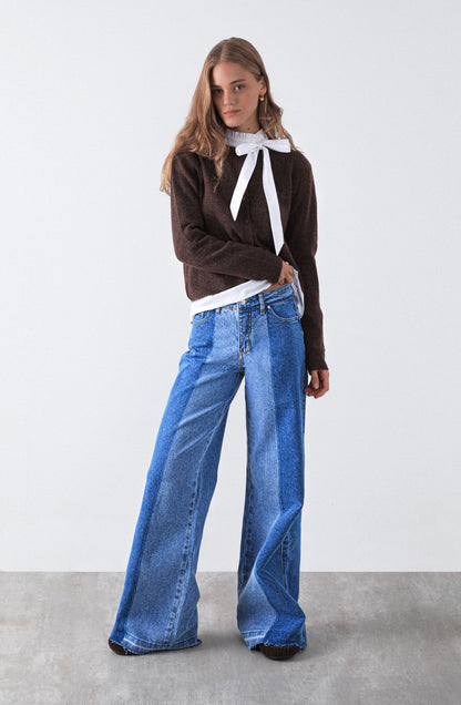 Pantalón Bicolor Blue