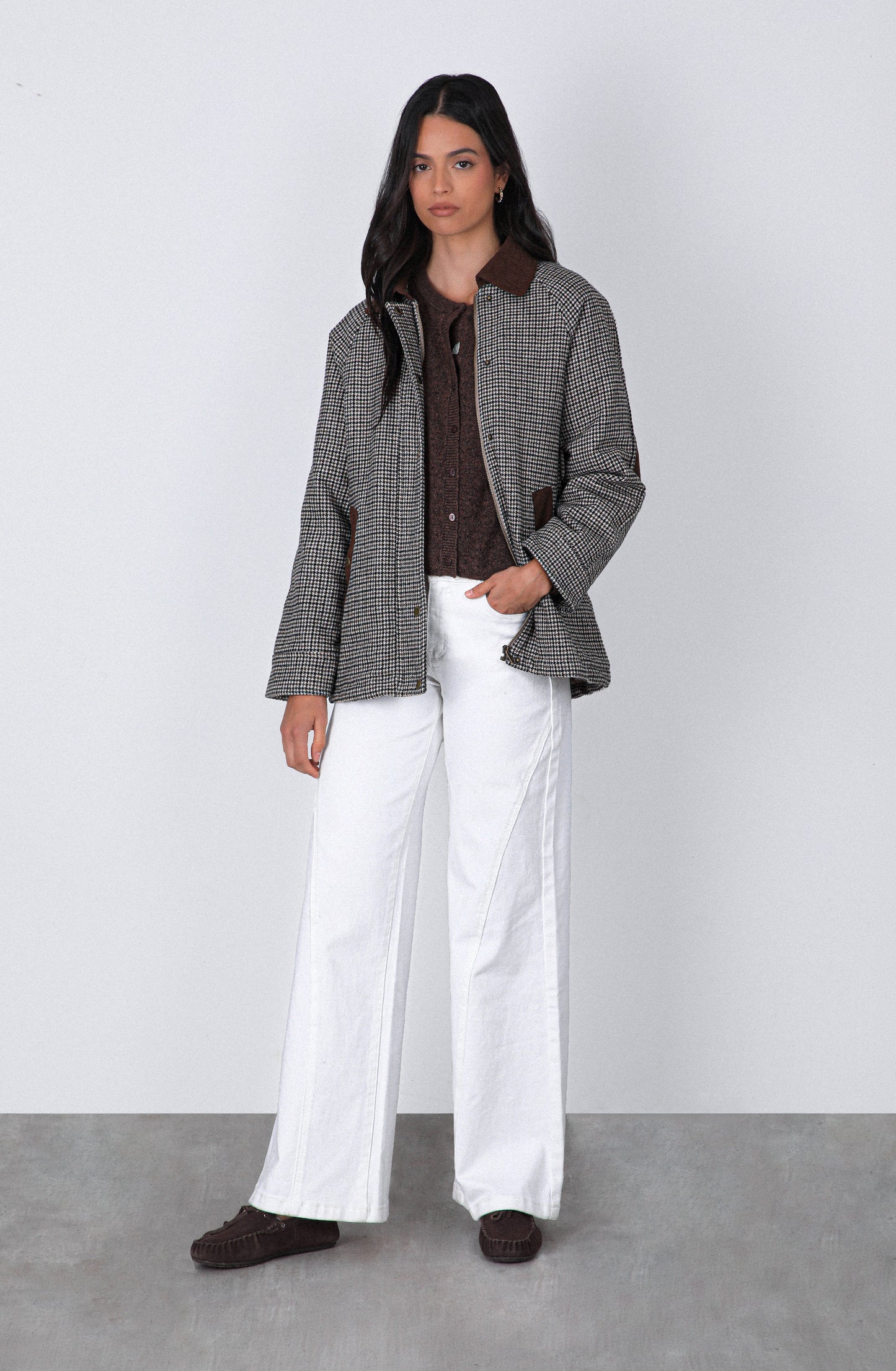 Chaqueta Tejida Print