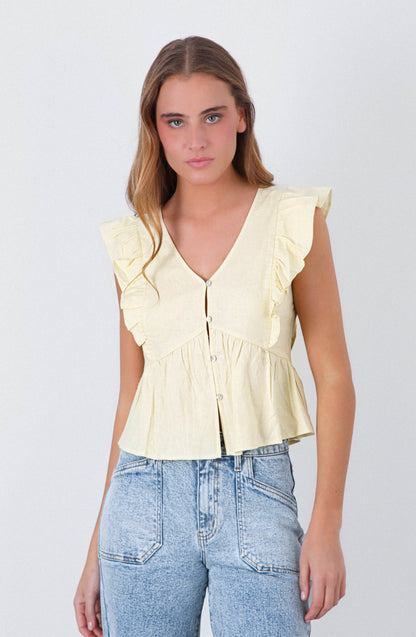 Blusa Cintas Yellow