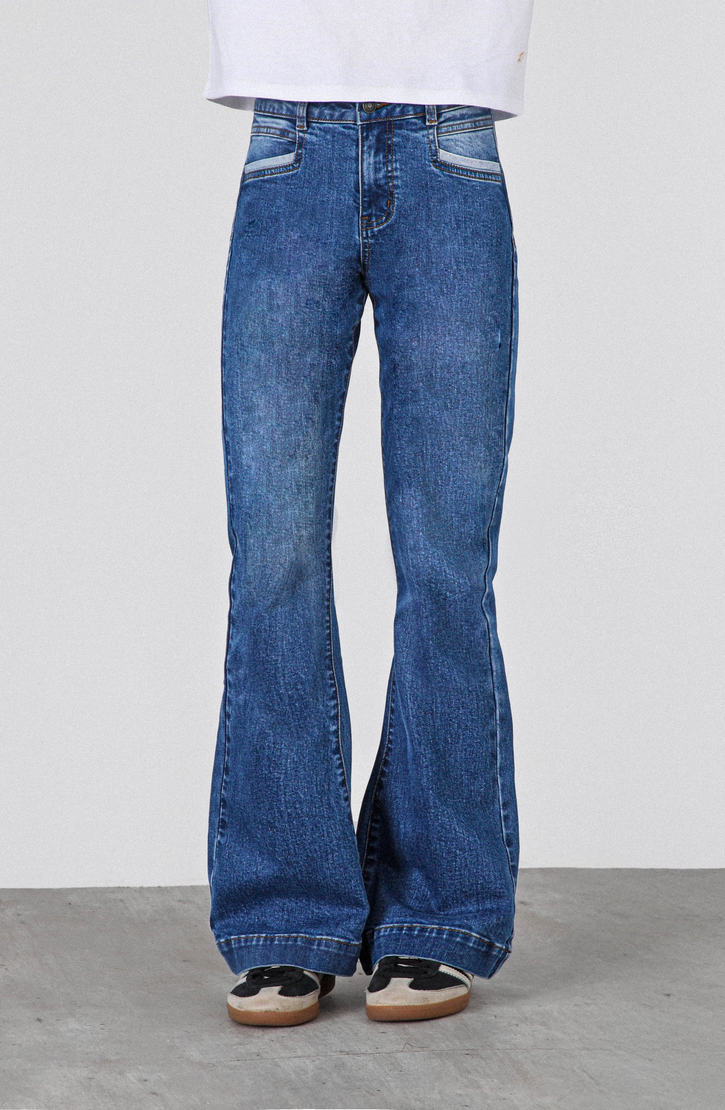 Pantalón Pocket Flare Blue