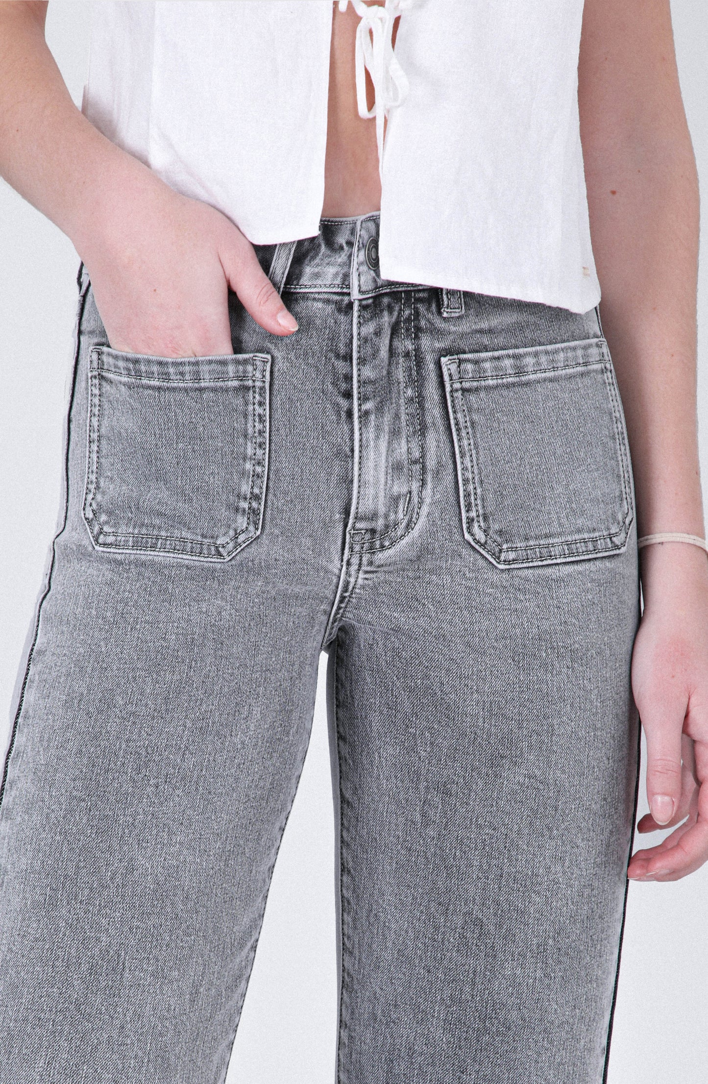 Pantalón Flare Grey R
