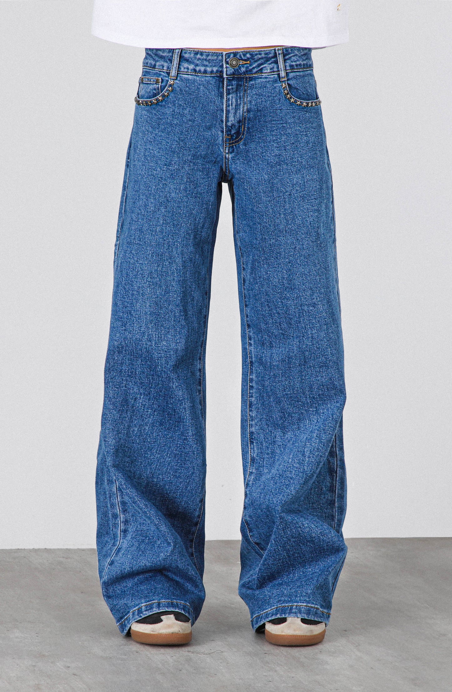 Pantalón Estrella Bolsillo Blue