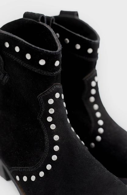 Botín Western Black