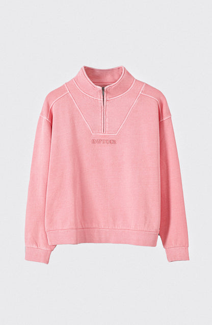 Polerón Medio Zipper Rose