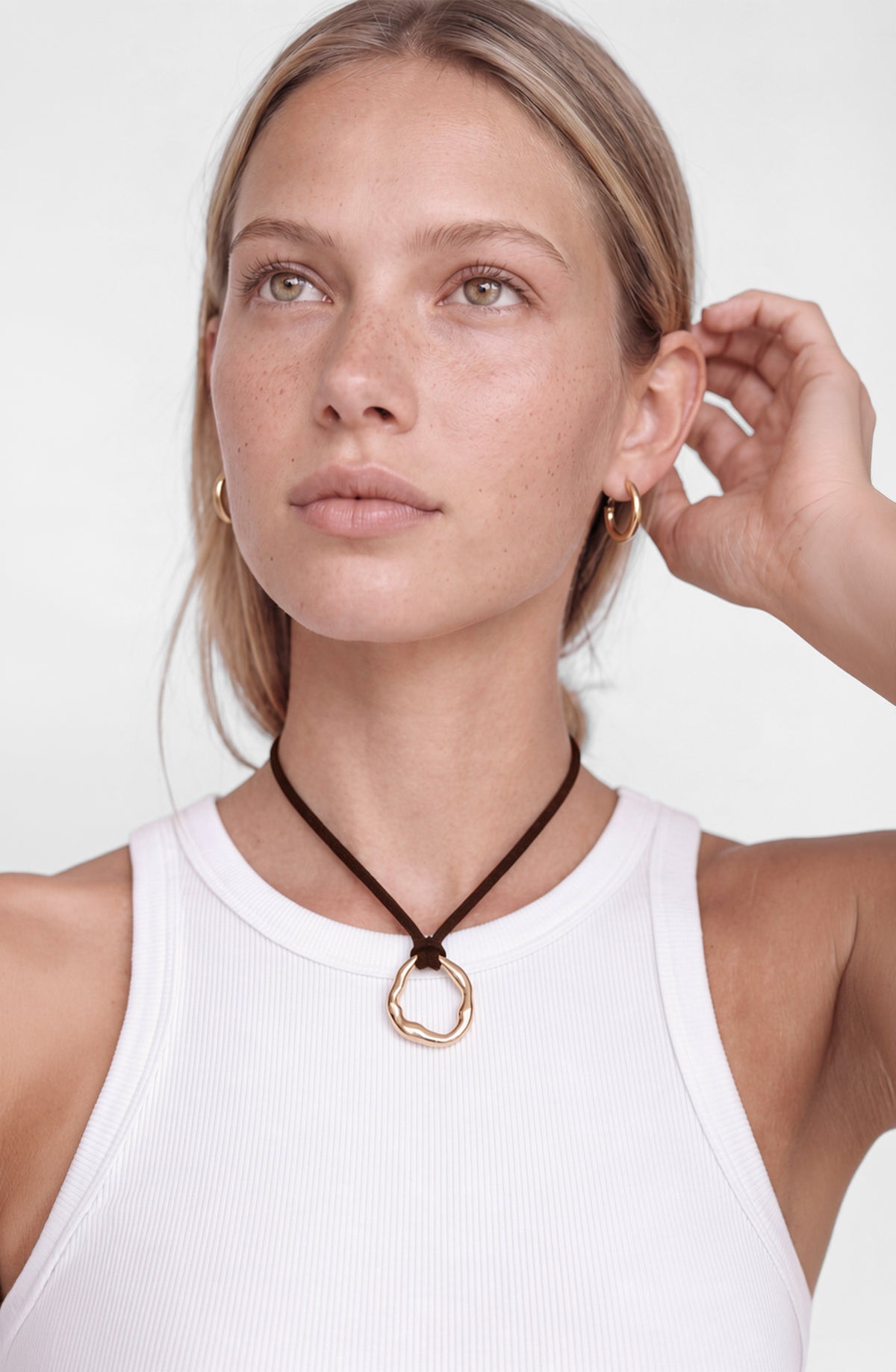 Collar Charm Irregular Gold