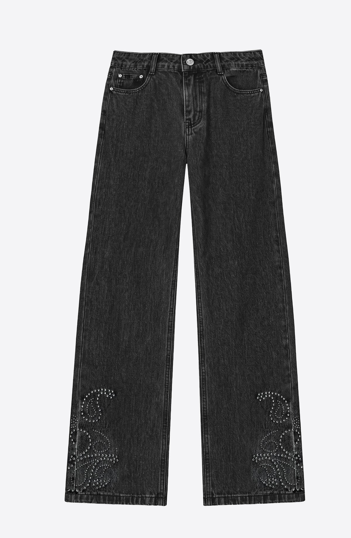 Pantalón Tachas Paisley Grey