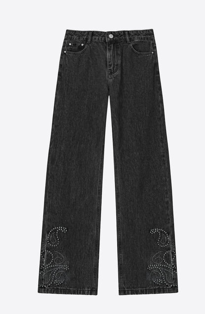 Pantalón Tachas Paisley Grey
