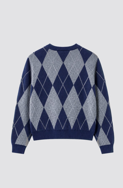 Sweater Rombos Grey