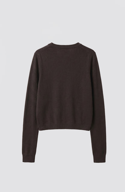 Cardigan Botones Brown