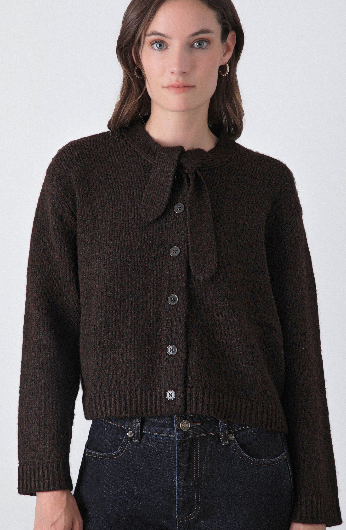 Cardigan Lazo Brown