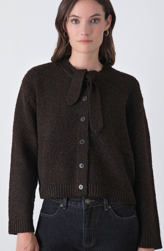 Cardigan Lazo Brown